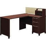 Mocha Cherry Bush Enterprise Series Corner Desk Mocha Cherry