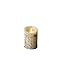Luminara Birch Textured LED Pillar Candle