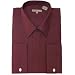 Wine French Cuff Dress Shirt