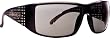 ANARCHY Mens Black Check INIQUITY Sunglasses with Smoke Lenses