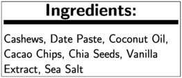 Kalot Fruit and Cashew Butter with Chocolate Chips and Chia Seeds, 12 Ounce -- 6 per case.