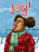 Lil' Snowflake Holiday Card Pack On Sale