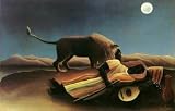 12X16 inch Henri Rousseau Abstract Canvas Art Repro Sleeping Gypsy
