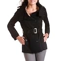Redoute creation pea jacket-style half-length trench coat