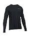 Under Armour Men's Charged Cotton Long Sleeve T-Shirt, Black (001), X-Large