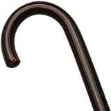 Unisex Round Nose Crook Cane Rosewood  Hardwood -Affordable Gift for your Loved One! Item #DHAR-35017