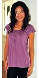 Annee Matthew shirred tunic - nursing/maternity - S-3X