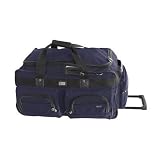 Western Pack WH600 Series 36 Wheeled Duffel Bag (Navy)