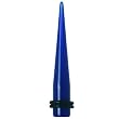 0 Gauge Dark Blue Acrylic Taper