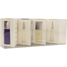 L'eau D'issey Variety by Issey Miyake for Men and Women. Set-4 Piece Unisex Mini Variety With L'eau D'issey & L'eau Bleue D'issey For Men And L'eau D'