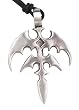 Tribal Clan Tribe Symbol Pewter Pendant Necklace
