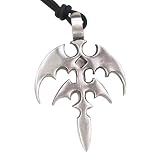 Tribal Clan Tribe Symbol Pewter Pendant Necklace ~ Dan Jewelers