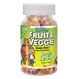 Lil Critters Fruit & Veggie Gummy Bears Vitamins for Children - 60 ea
