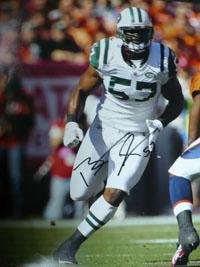 Signed Bart Scott Photo - 11x14 - Autographed NFL Photos