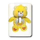 Care Bears - Yellow Care Bear, Carebears - Light Switch Covers - single toggle switch