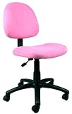 Boss Norstar B325 Soft Durable Pink Microfiber Fabric Office Desk Chair