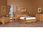 Nara 6-pc Queen Bedroom Set Bed, 2 Nightstands, Lo-Boy Dresser, Chest & Mirror