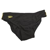 Clearance Speedo Boys Endurance Briefs Swimwear/Trunks (Black Yellow)