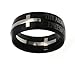 Black Double Cross Armor of God Ring