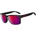 Oakley Holbrook Sunglasses Matte Black With Red Iridium OS -Kids