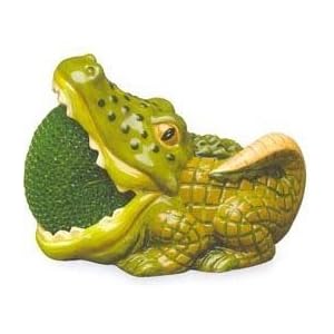 Alligator Water Kitchen Bath Sink Scrubby Holder New by Boston Warehouse