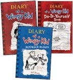 Diary of a Wimpy Kid Complete Set: Diary of a Wimpy Kid: A Novel in Cartoons; Diary of a Wimpy Kid 2: Roderick Rules; and Diary of a Wimpy Kid Do-It-Yourself Book (3-Book Set)