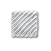 Rhodium-plated Square Tie Tack