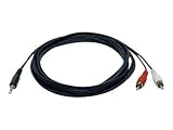 New TRIPP LITE AUDIO Splitter CABLE Y ADAPTER Mini Phone 3.5MM M 2 RCA 12 ft Tripp Lite Warranty New TRIPP LITE AUDIO Splitter CABLE Y ADAPTER Mini Phone 3.5MM M 2 RCA 12 ft Tripp Lite Warranty