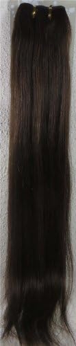 22" Medium Brown (#04) Straight Brazilian Virgin Remy Hair Wefts - 100% Raw Virgin Human Hair