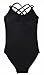 Girls Leotard for Ballet Dance Gymnastics 10-11 Years Black