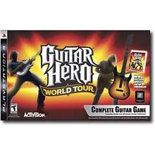 Playstation 3 Guitar Hero with Guitar and game by Guitar hero