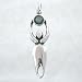 Labradorite Lunar Goddess Pendant in Sterling Silver, #8721
