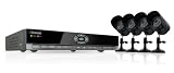 Defender SN502-4CH-001 4-Channel H.264 DVR with 4 Indoor/Outdoor Night Vision Cameras (Black)
