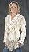 Cream Ladies Western Fringe Jacket