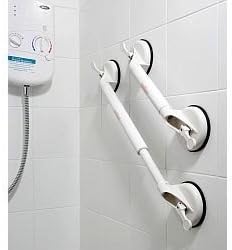 Superior Portable &amp; Adjustable Suction Cup Grab Bar - Small Size by ChoiceShops