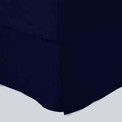 MARRIKAS 300TC Egyptian Cotton KING Bed Skirt SOLID NAVY