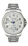 Victorinox Swiss Army Officer's Automatic Bracelet Silver Dial Men's Watch #241372