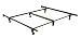Inst-A-Matic California King Bed Frame With Carpet Rollers By Fashion Bed Group