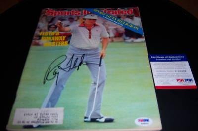 Ray Floyd Masters Psa/dna Signed Sports Illustrated - Autographed MLB Magazines