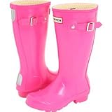 Hunter Original Young Gloss Rain Boots Fushia Size 6