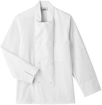 White Swan Five Star Chef Apparel 8 Button Unisex Chef Jacket
