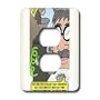 Rich Diesslins Funny Out to Lunch Cartoons - Copy Cat Machine Goes from Cat Food to Hairballs - Light Switch Covers - 2 plug outlet cover