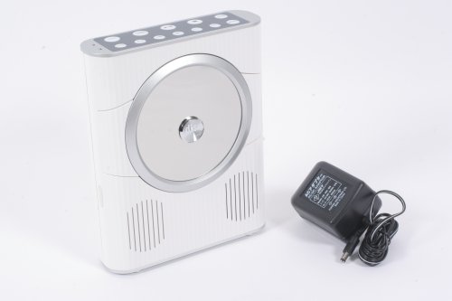 ヒロテック 防滴ポータブルCDプレーヤー HT-8001A FMラジオ機能 ACアダプター付