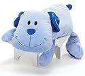 20" Big Blue Puppy Plush Floor Pillow