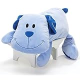 20 Big Blue Puppy Plush Floor Pillow by Burton & Burton