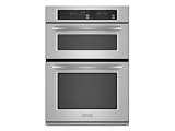 KEMS308SBL 30 Microwave Combination Wall Oven with 4.3 cu. ft. Oven Capacity 900 Cooking Watts & Even-Heat True Convection System: Black