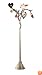 Dimond 1695/6 6-Light Floor Lamp, Silver Leaf and Hand Formed Glass Flowers
