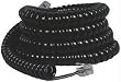 RCA 25' Handset Coiled Phone Cord - Black