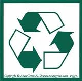 6 Pack Recycle Symbol Bumper Sticker