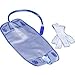 Dover Urine Leg Bag with Twist Valve and Straps, 25 oz. [Qty 1 (Single)]